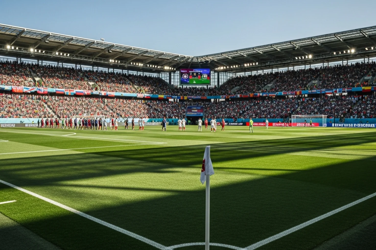 Pasaules kausa grupu posma mačs stadionā