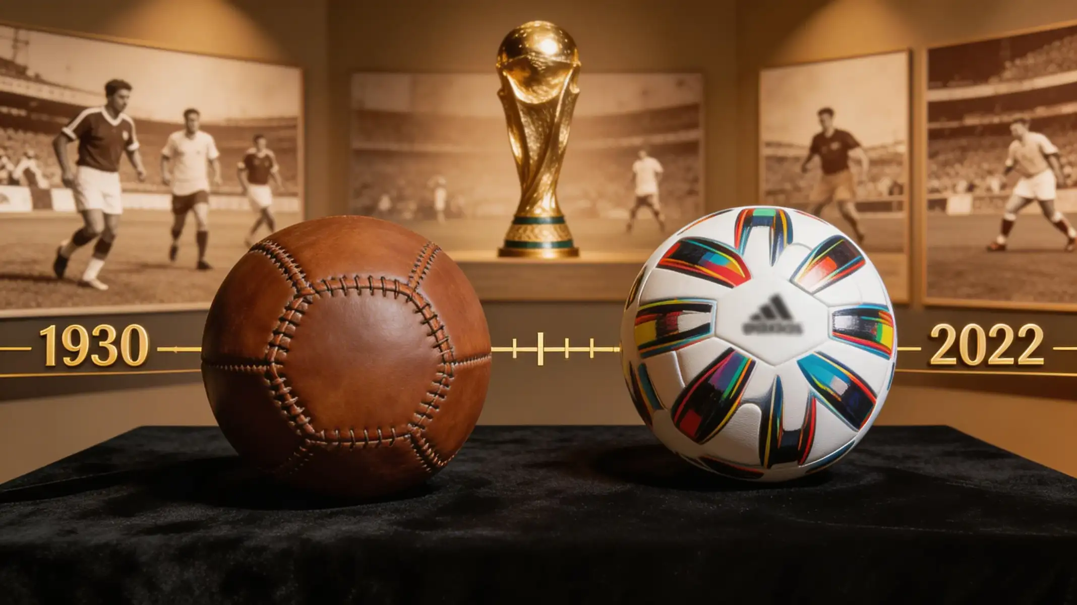 Pasaules kausa trofejas vēsturiskā attīstība no 1930. gada