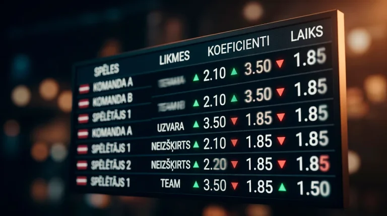 PK 2026 koeficientu kustība pēc grupu posma: Francija nostiprinās, tumšie zirgi saīsina