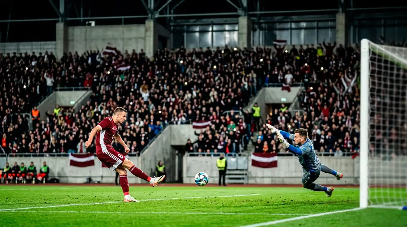 Pēcspēles sitienu mirklis Pasaules kausa 2026 izslēgšanas spēlē